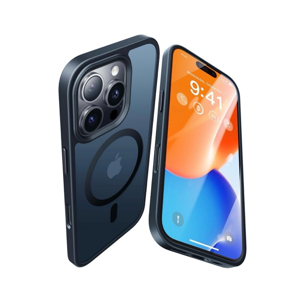 Black iPhone 16 Pro Case Compatible with MagSafe